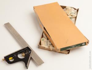 12 inch STANLEY No. 122 Combination Square in Original Box     75611