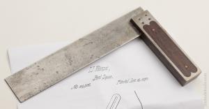 Rare! 7 inch ROBINSON June 14, 1870 Patent ST. JOHNSBURY Try Square     75725R
