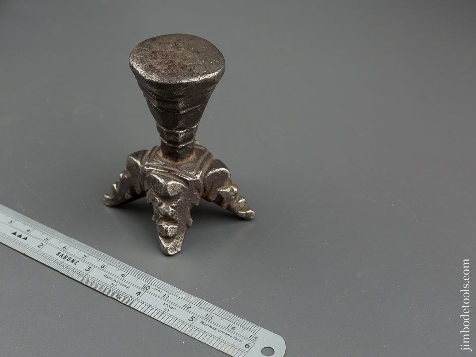 Ornate and Awesome 17th Century Anvil 3 1/8 by 1 7/8 - 49575