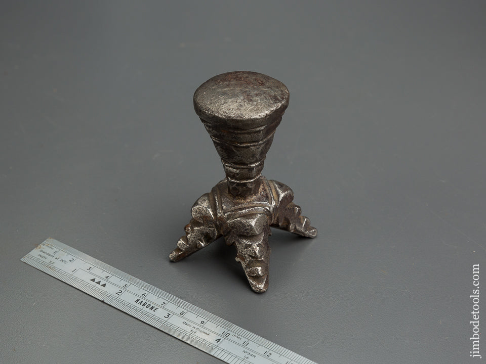 Ornate and Awesome 17th Century Anvil 3 1/8 by 1 7/8 - 49575