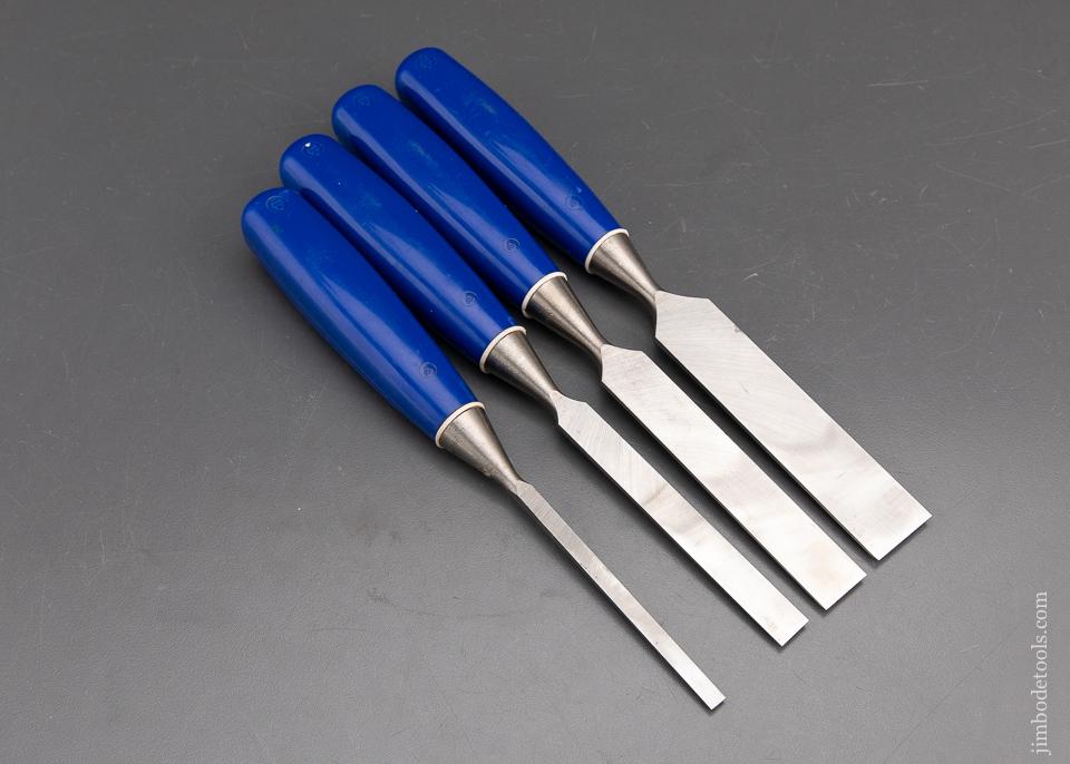 MINT Set of Four MARPLES Chisels with Decals - 93852