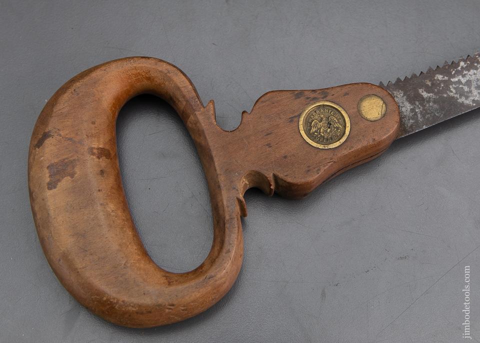 Rare & Exquisite Closed Tote Keyhole Saw Fine - EXCALIBUR 54