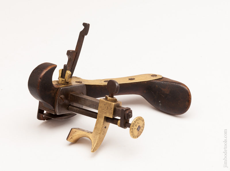 German Coach maker's Plow Plane by HABERECHT Dated 1879 -- EXCELSIOR 57182