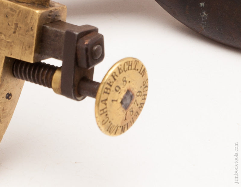 German Coach maker's Plow Plane by HABERECHT Dated 1879 -- EXCELSIOR 57182