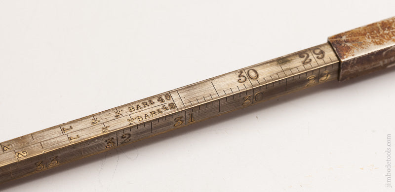 STANLEY 1870 Patented PRIME & MCKEAN Gauging Rod and Caliper - 57283