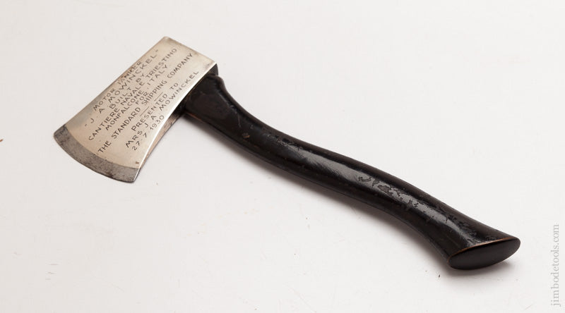 Miniature Ceremonial Axe from THE STANDARD SHIPPING COMPANY July 27, 1930 -- 57389