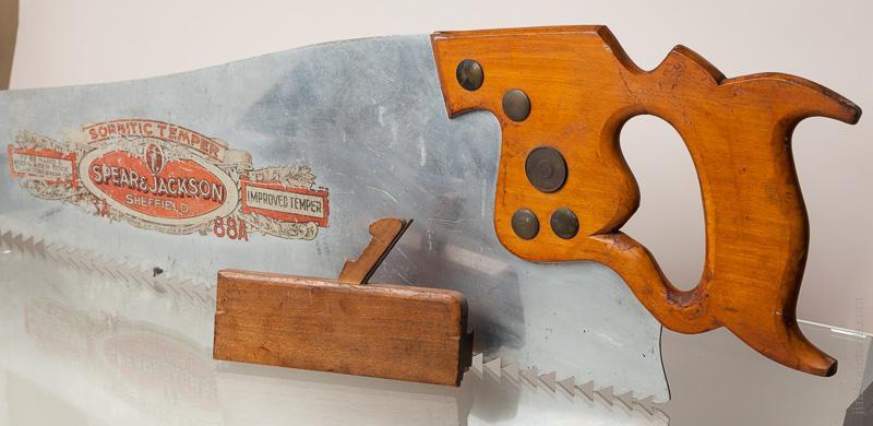 Magnificent! Giant 54 inch SPEAR & JACKSON Saw Trade Sign - 57652