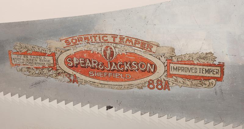 Magnificent! Giant 54 inch SPEAR & JACKSON Saw Trade Sign - 57652