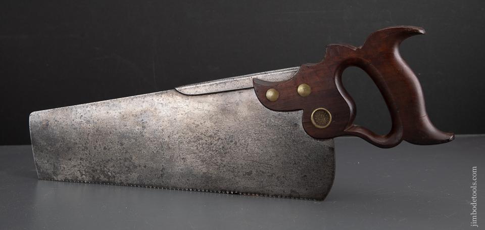 Rare DISSTON No. 8 Half Back Saw - EXCALIBUR 57