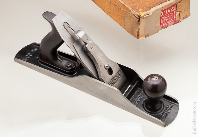 Super STANLEY NO. 605 BEDROCK Jack Plane MINT in its Original Box Type 10 circa 1933-1941 - 58117
