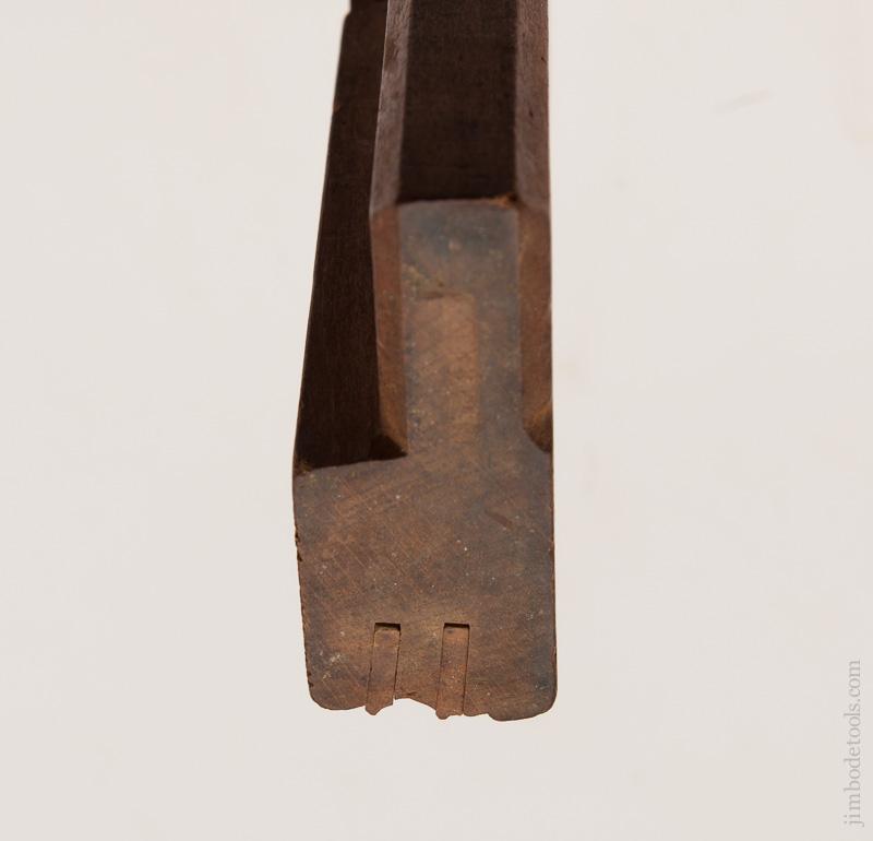 9 3/4 inch Crispy Complex Molding Plane by I. SLEEPER Newburyport MA circa 1780-92 - EXCELSIOR 94199
