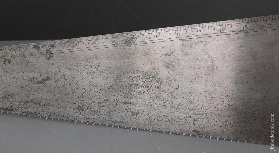 Really Fine! DISSTON No. 42 Combination Saw - EXCALIBUR 58