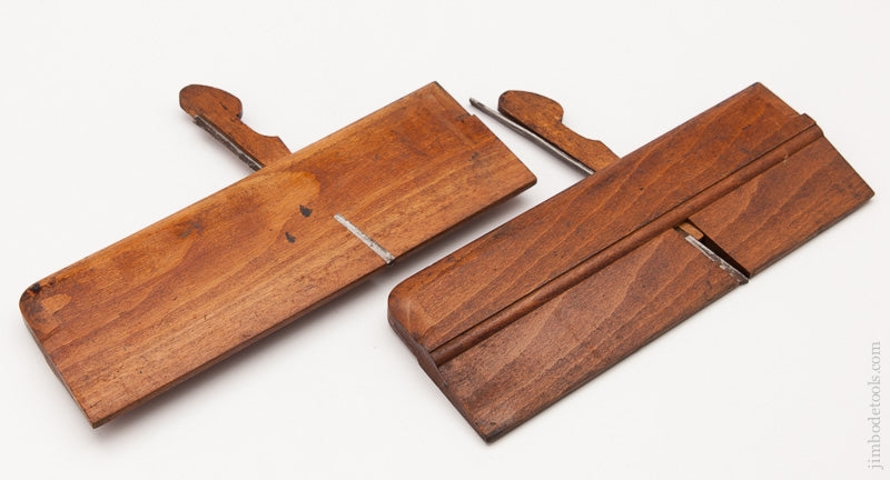 Near Mint! Pair of Side Rabbet Molding Planes by J. GIBSON ALBANY circa 1823-52 - 59131