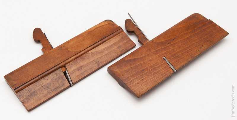 Near Mint! Pair of Side Rabbet Molding Planes by J. GIBSON ALBANY circa 1823-52 - 59131