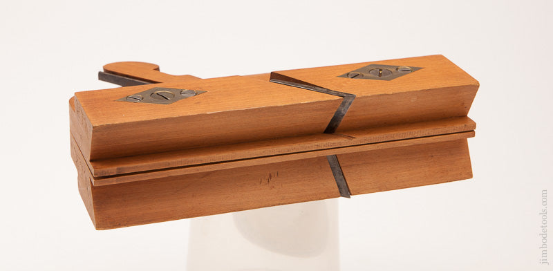 Rare! Double Door Moulding Plane for Raised Panel Doors by R.&C. CARTER TROY circa 1847-48 - 59667