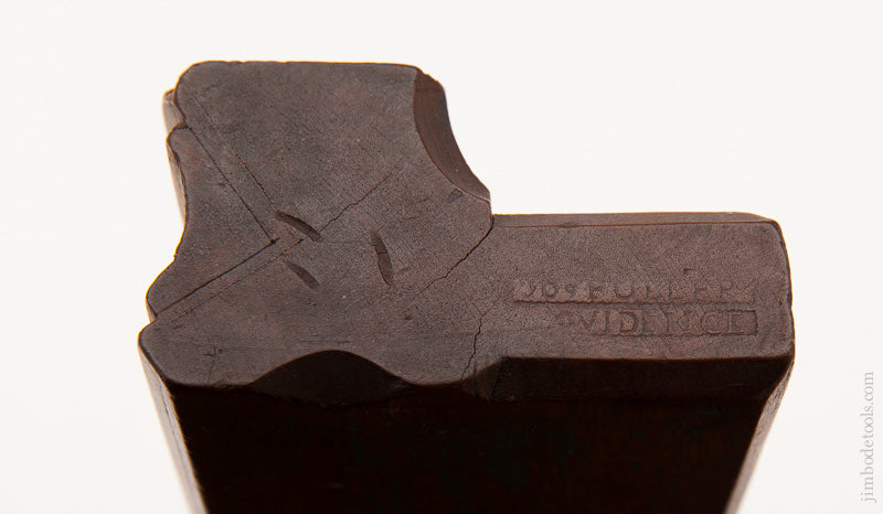 Extra-Fine! Two inch Wide 10 inch Long Yellow Birch Thumbnail Molding Plane by JO, FULLER PROVIDENCE -- 59881