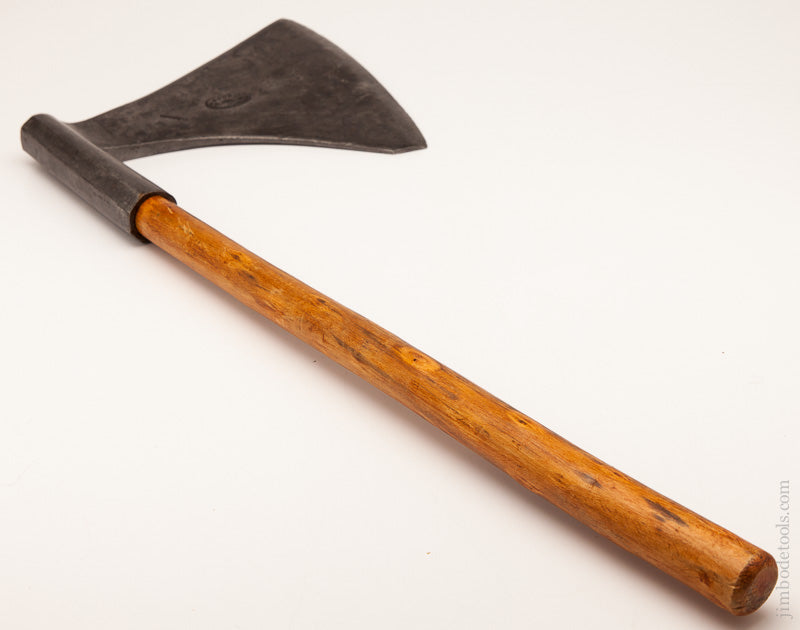 GOUPYE 18th Century Single Bevel Unusual Form Hewing Axe - 59987