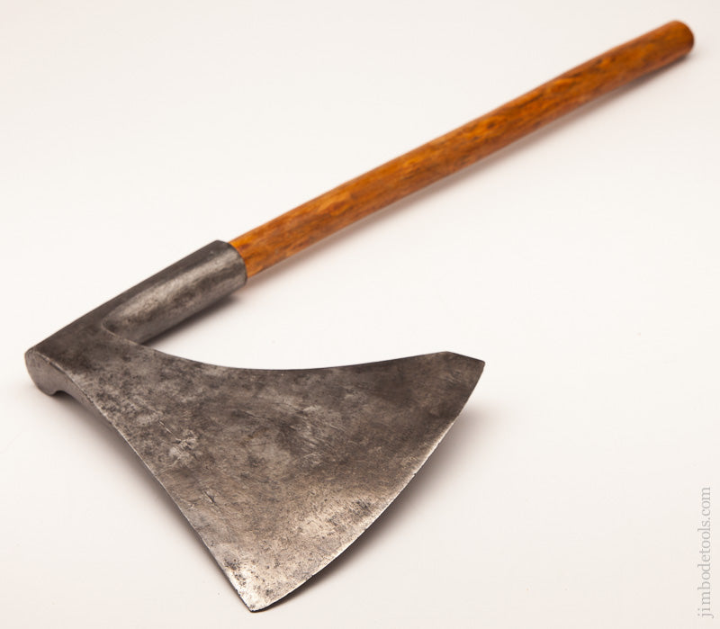 GOUPYE 18th Century Single Bevel Unusual Form Hewing Axe - 59987
