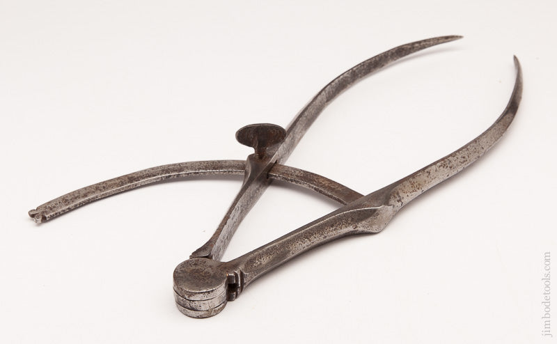 Great Early Stonemason's 17 inch Calipers Signed BAGNALI - 60103U