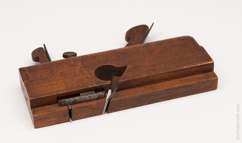 Good User HEATHCOTT SHEFFIELD 13/16 inch Dado Plane with Nicker Iron and Depth Stop FINE circa 1829-49 - 60181
