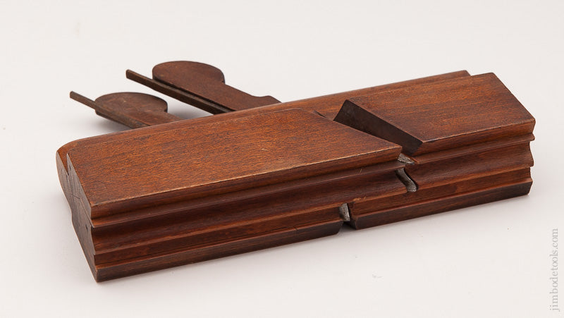 Near Mint Double-Iron Crispy Complex Moulding Plane by T. TURNER QUEEN ST. SHEFFIELD circa 1841-68 - 60678U