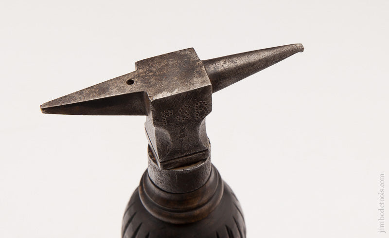 Watchmaker's Anil on Carved Wooden Base - 60820