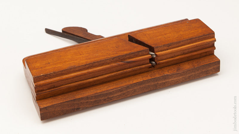 Extra-Fine! Crisp and Rare Double Flute Moulding Plane by BUCK 242 TOTTENHAM CT Rd circa 1880-1930 - 60857