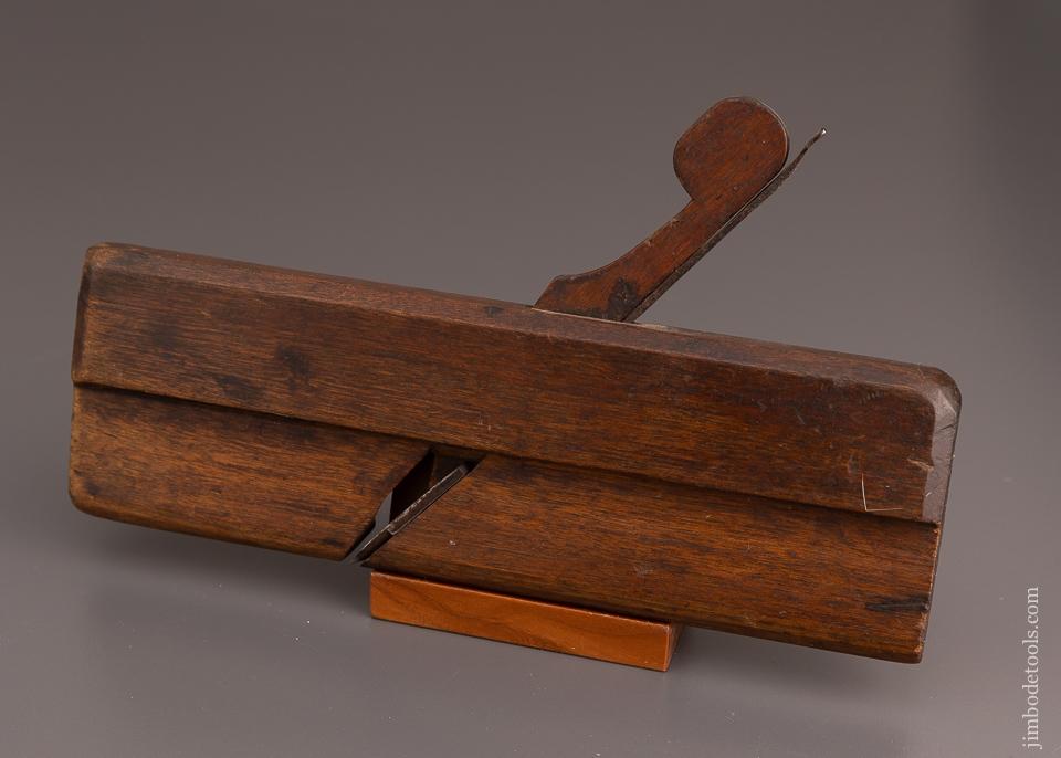 FINE Ten inch Long Yellow Birch 11/16 inch Round Molding Plane by E. NEWELL LANESBORO circa 1770-90 - 60984