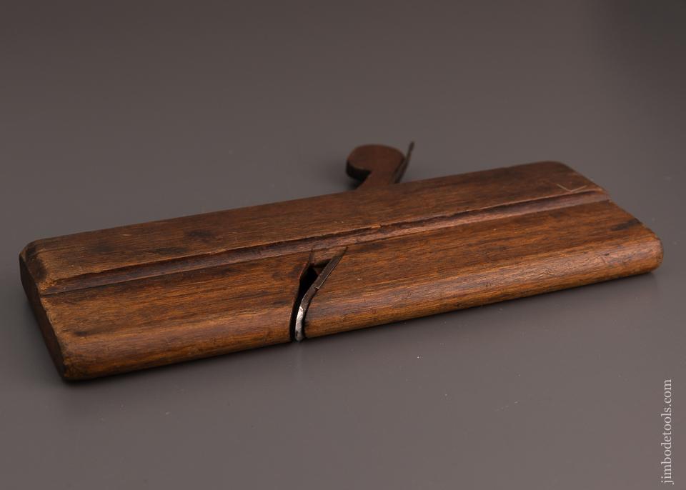 FINE Ten inch Long Yellow Birch 11/16 inch Round Molding Plane by E. NEWELL LANESBORO circa 1770-90 - 60984