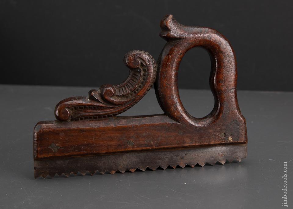 Stunning! Carved 18th Century Stair Saw - EXCALIBUR 60