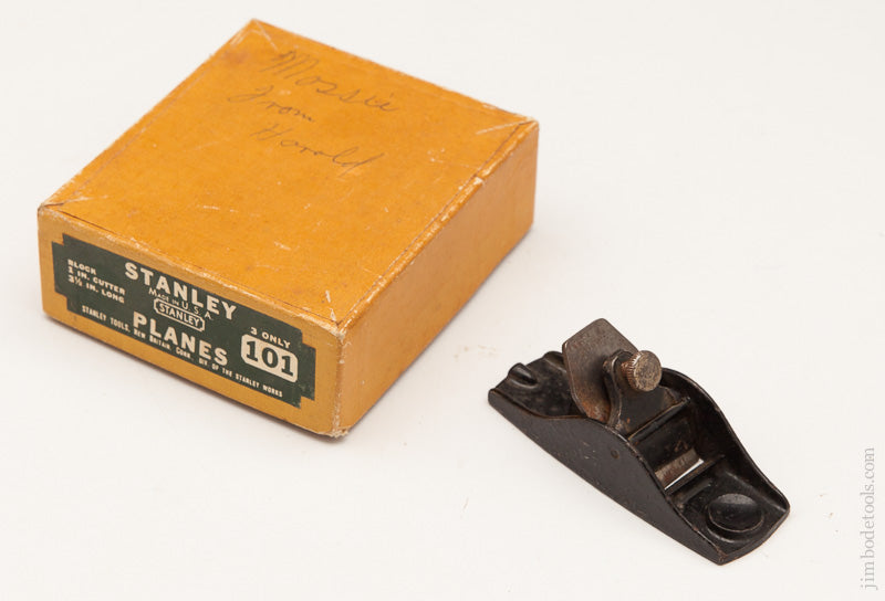 STANLEY No. 101 Block Plane in its Original Box - 61073R