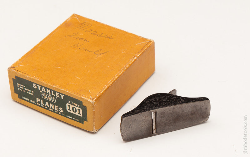 STANLEY No. 101 Block Plane in its Original Box - 61073R