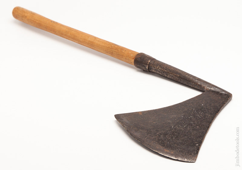 Early French Double Bevel Hewing Axe - 61178