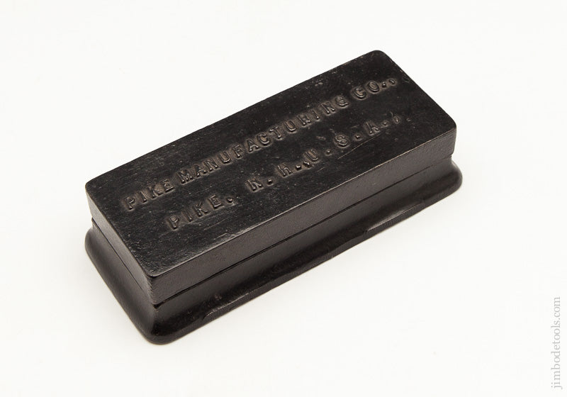 PIKE MANUFACTURING CO. Sharpening Stone in Cast Iron Holder - 61398R