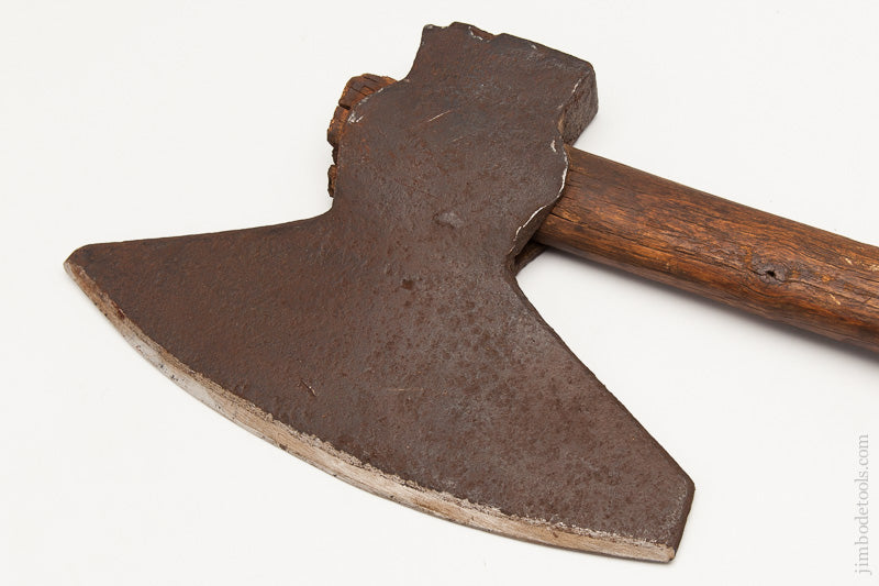 Offset Single Bevel Broad Axe by DOUGLAS circa 1797 - 61432R
