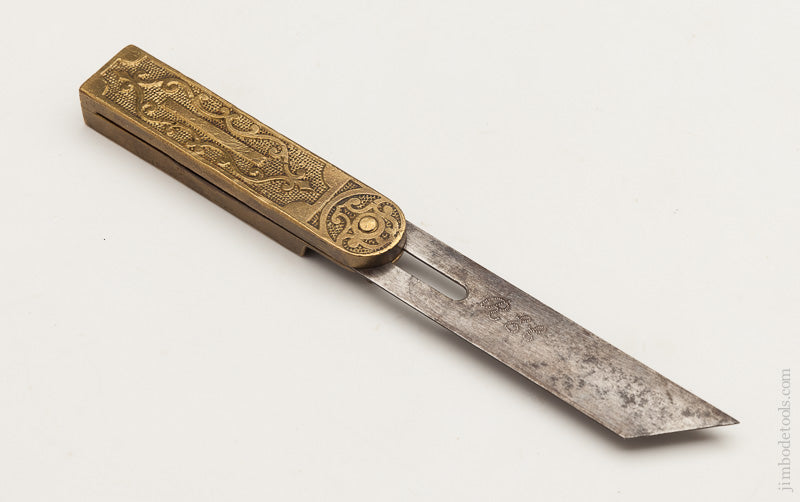 Stunning! HOWARD'S  November 5,1867 Patent 6 inch Miniature Bevel Gauge - 62036R