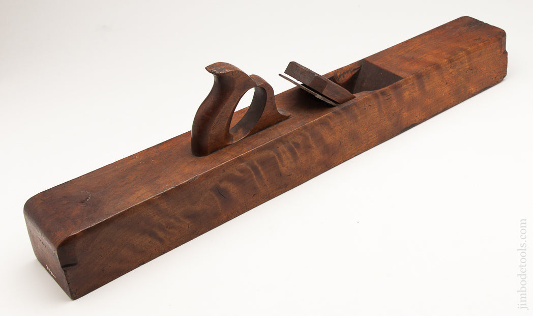 Massive! Yellow Birch 26 inch Jointer Plane with Eagle Logo by C.S. SEE circa 1829-46 - 62252R