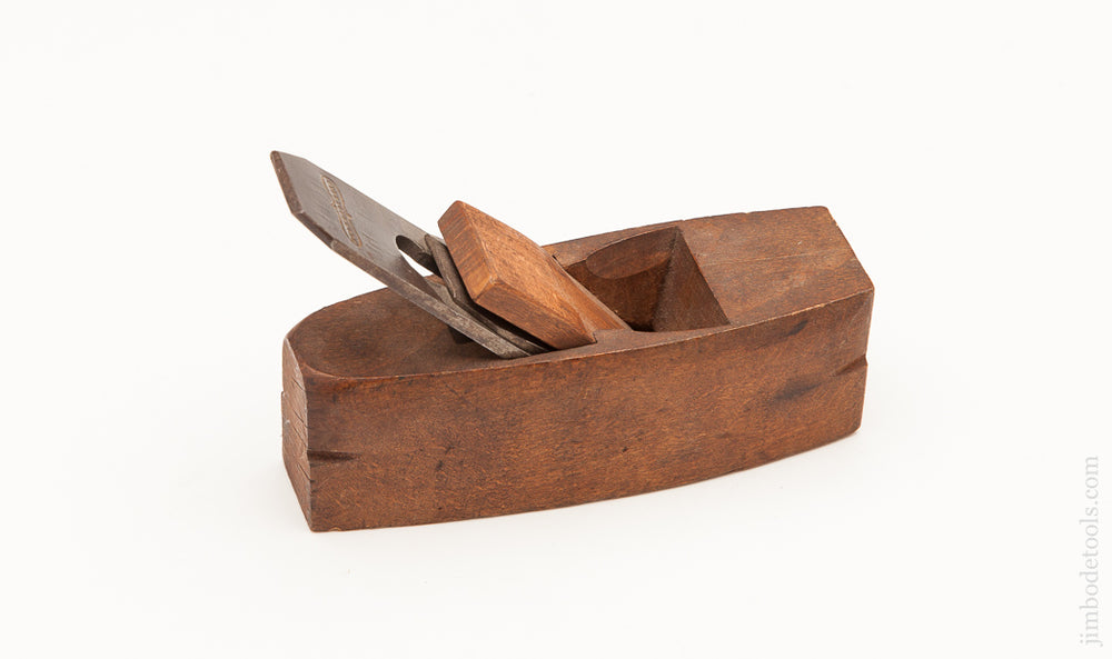 Rare! American Miniature Smooth Plane signed HEGNY & BOLLERMANN 219 BOWERY - 62257R