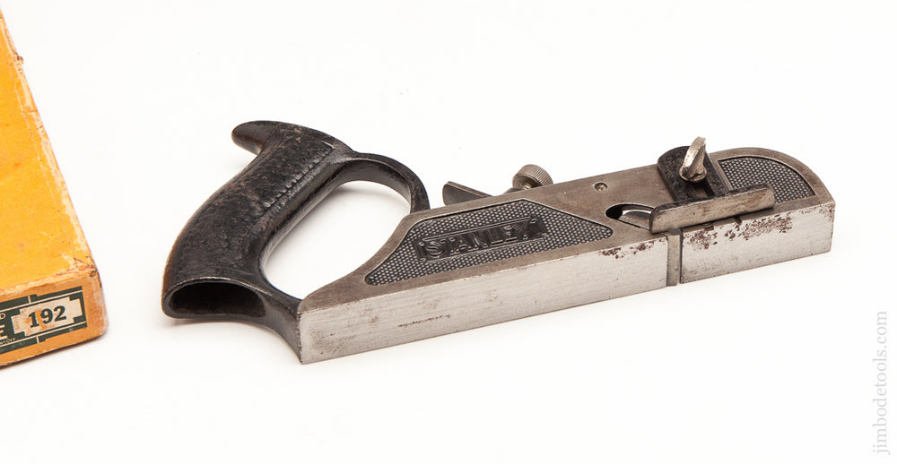 STANLEY No. 192 Rabbet Plane NEAR MINT In Its Original Box - 62288R