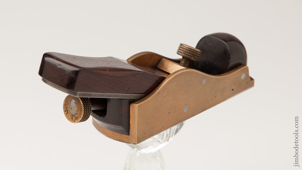 Extra Fine! NORRIS No. A31 Gunmetal and Rosewood Thumb Plane - 62378U