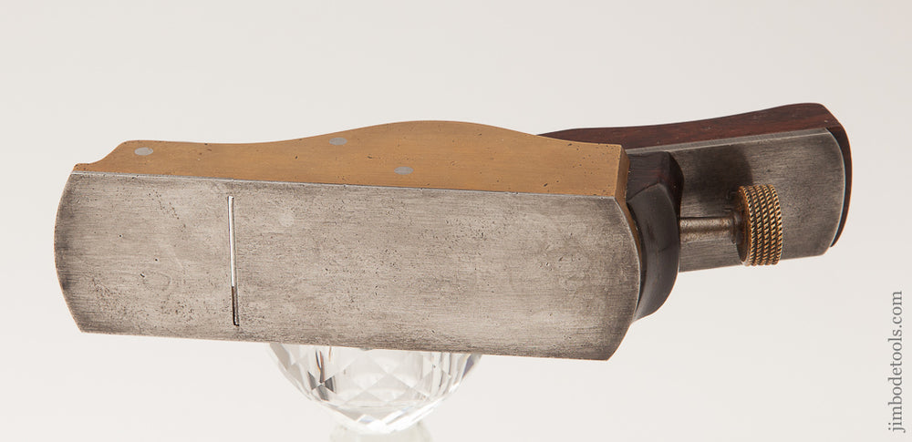 Extra Fine! NORRIS No. A31 Gunmetal and Rosewood Thumb Plane - 62378U