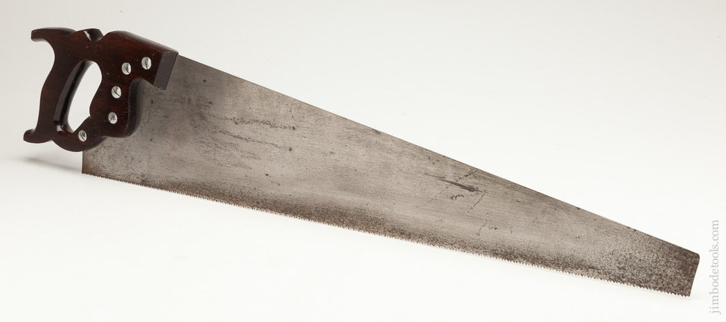 10 point 26 inch Crosscut DISSTON D-95 Hand Saw with Rosewood Handle - 62416