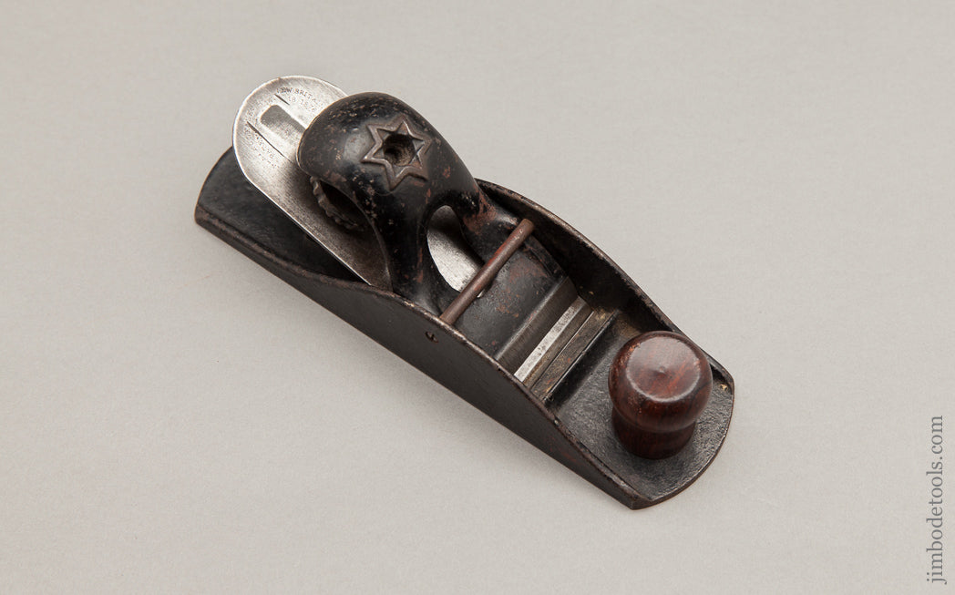 STANLEY NO. 120 Block Plane STAR CAP Type 4C circa 1880-1882 - 62517R