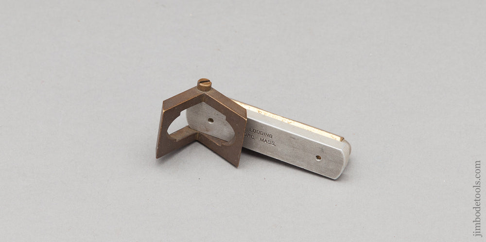 Unusual 2 1/2 Inch Level of Unknown Function Signed LODDING - 62556R
