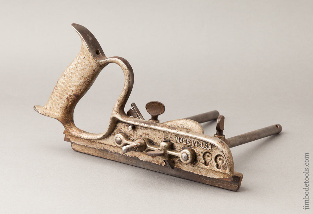 STANLEY NO. 54 Plow & Rabbet Plane with Adjustable Fence with Much of its Original Nickel circa 1937-1950 - 62562R