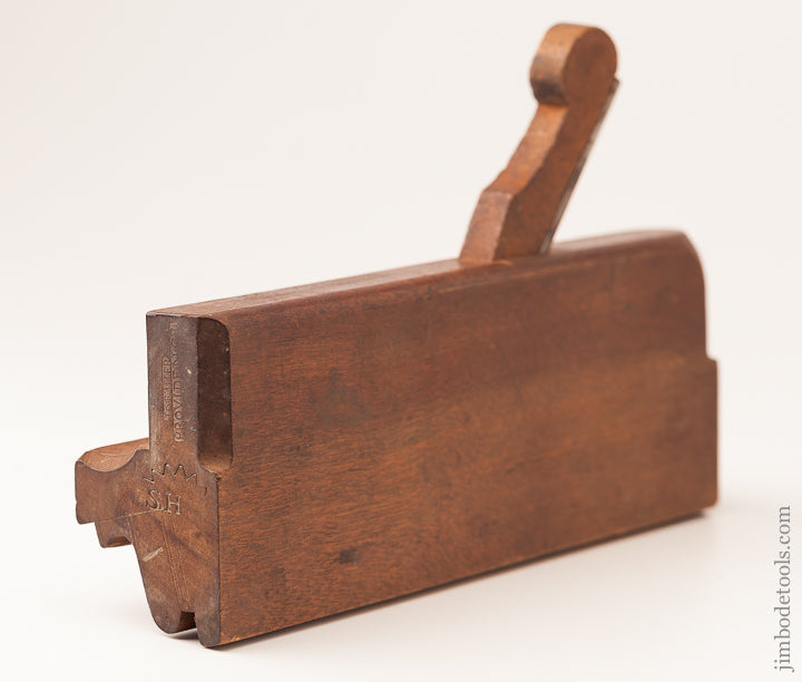Mind-boggling! 9 1/2 inch Yellow Birch Molding Plane by JO FULLER PROVIDENCE circa 1772-1822 FINE -- 62630U