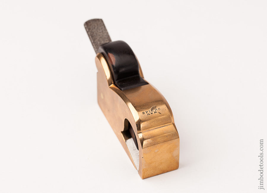 Rare! SPIERS No. 11 Gunmetal Bull-Nosed Rabbet Plane * 62953U