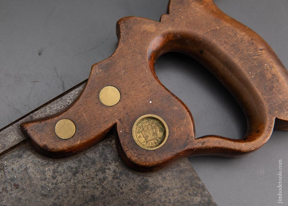 Awesome DISSTON No. 8 Half Back Saw - EXCELSIOR 95009