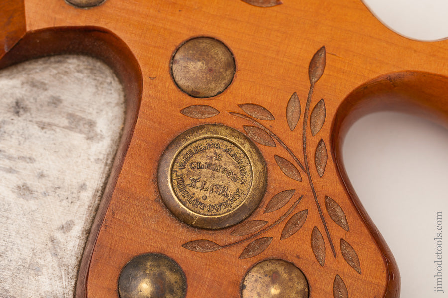 5 point 28 inch Rip WHEELER MADDEN & CLEMSON No. 8 Hand Saw with July 8, 1883 Patent Guard - 63073