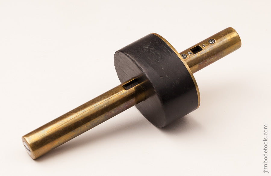 Fine 7 inch Ebony Mortise Gauge with Solid Brass Stem - 63234